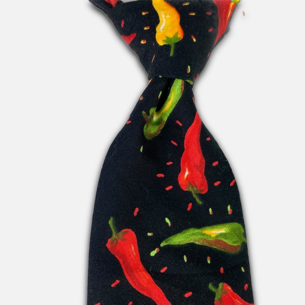 Rockmount Ranch Wear Necktie Tie Red Hot Chili Peppers Jalapeno USA Western